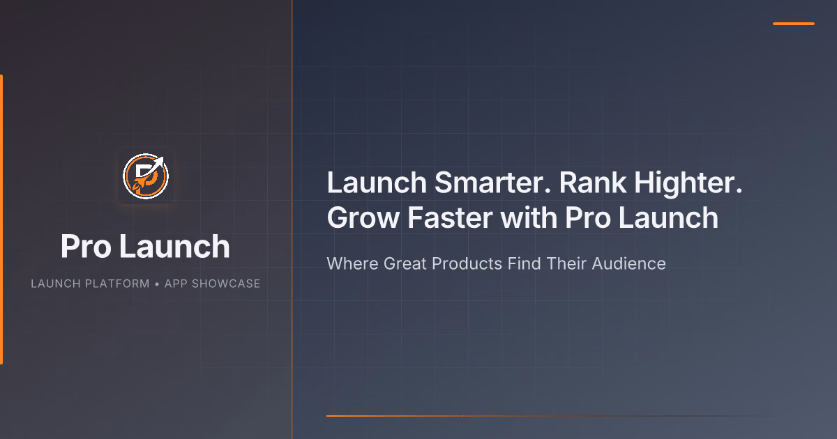 Pro Launch preview
