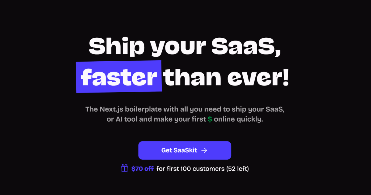SaaSkit preview